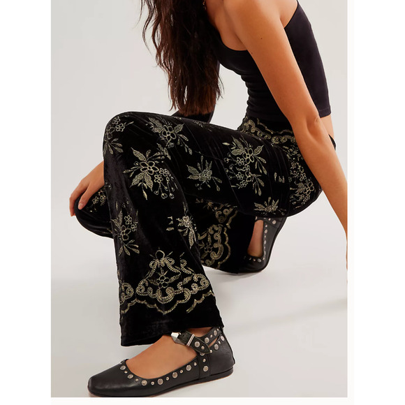 Free People Mystic Mary Jane Flats 10 NEW - Picture 1 of 6